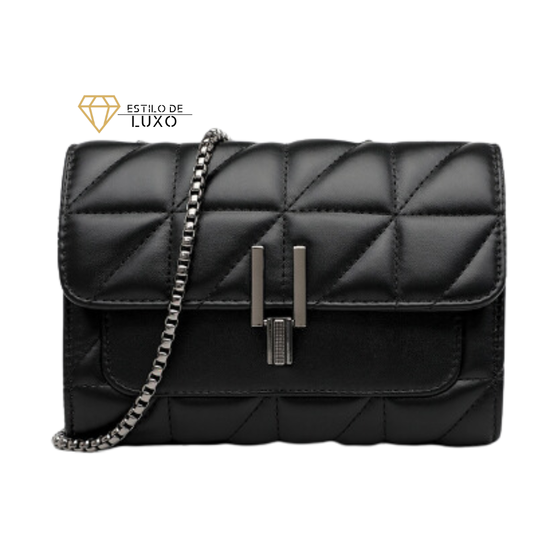 Bolsa Feminina Crossbody Alça de Corrente Ester