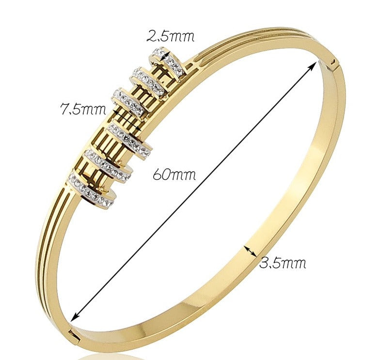 Bracelete Pulseira Feminina Folheado a Ouro 18k Talismã